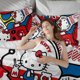 thumbnail image 5 of Hello Kitty 3-Piece Bedding Set For Kids Boys Girls Adult Cartoon Warm Cute Fashion Holiday Present Gift Bed Sheets, 5 of 5
