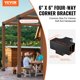 thumbnail image 2 of Kit de soportes para pérgola VEVOR, 142 x 142 mm, 4 posiciones, 2 of 9