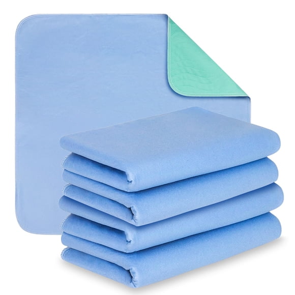 Protectores de Cama para Incontinencia Hearth & Harbor Impermeables 86x91 cm Paquete de 4