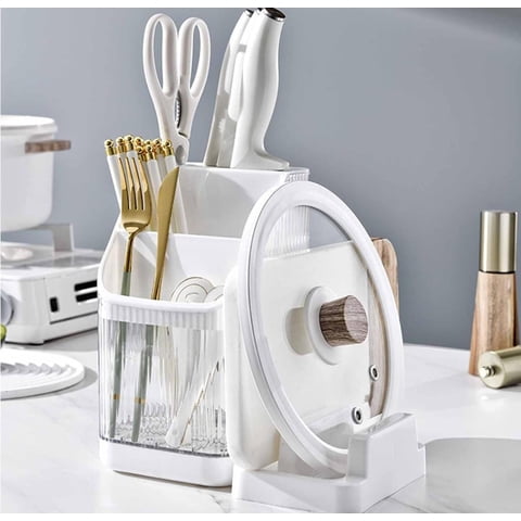 Genérico - Organizador Escurridor De Cubiertos Y Tapas