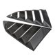 thumbnail image 1 of 1 Par Black Vent 1/4 Quarter Side Window Louver Cover para Chevrolet Camaro, 1 of 5
