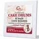 thumbnail image 1 of Tablas para tartas Cakebon cuadradas, 20 cm, resistentes, 1,3 cm de grosor, blancas, paquete de 3, 1 of 3