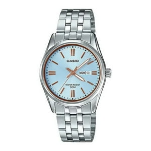 Reloj Analogo Plateado Casio Ltp-1335D-2Av