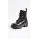 thumbnail image 2 of Bota Dr. Martens Leona para mujer, piel negra, tacón, talla 8US, 2 of 6