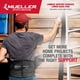 thumbnail image 4 of Soporte lumbar para espalda MUELLER Sports Medicine, ajustable, negro, 4 of 7
