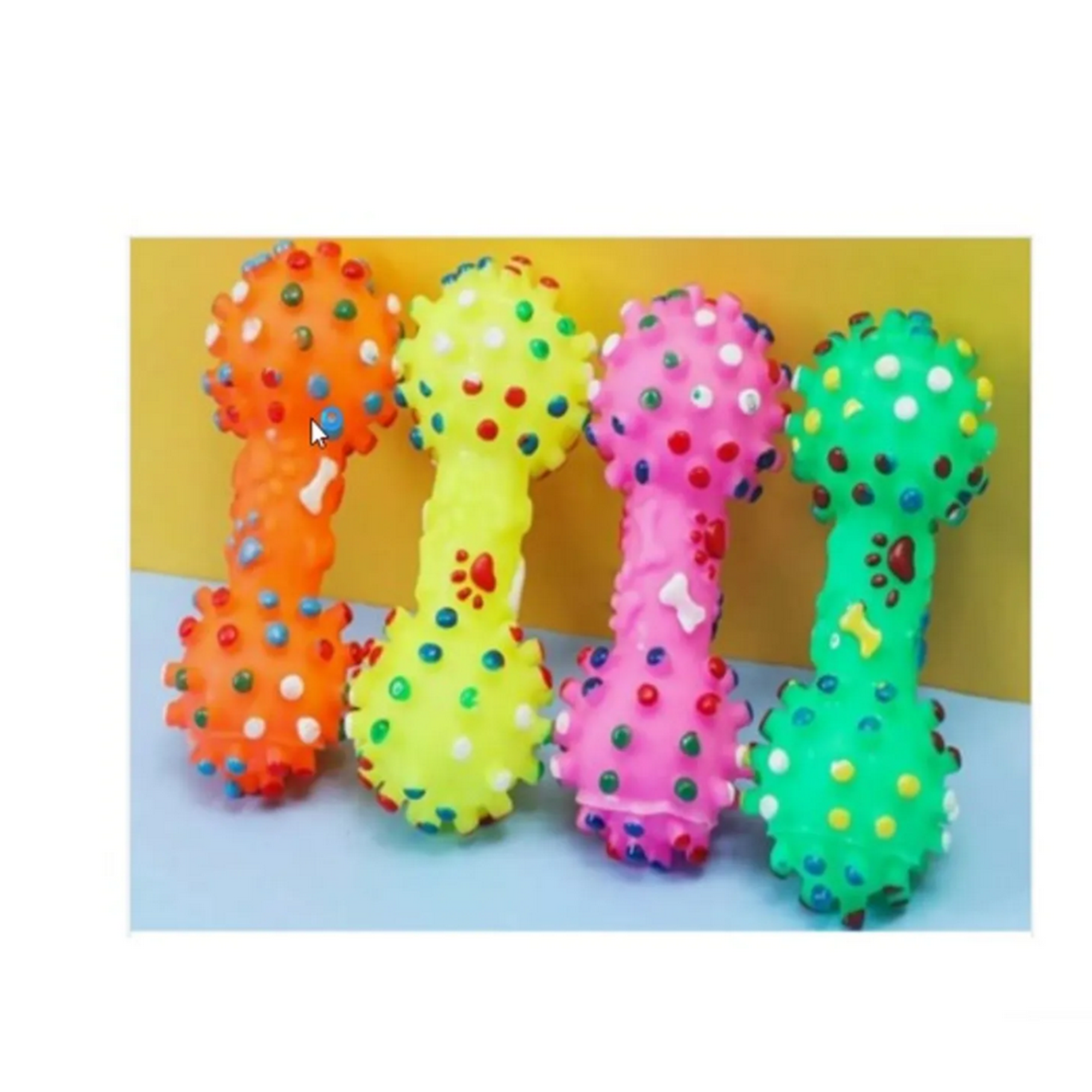 Genérico - Juguete De Sonido De Mascota En Forma De Hueso Set 4