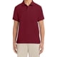 thumbnail image 1 of Polo Izod de manga corta en piqué para hombre, color burdeos, tallas 34-35, 1 of 2