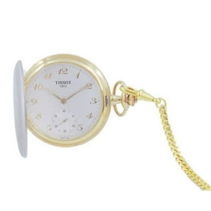 Tissot - Reloj De Bolsillo T83.9.459.32 Para Hombre T-Pocket Savonnettes Con Cuarzo