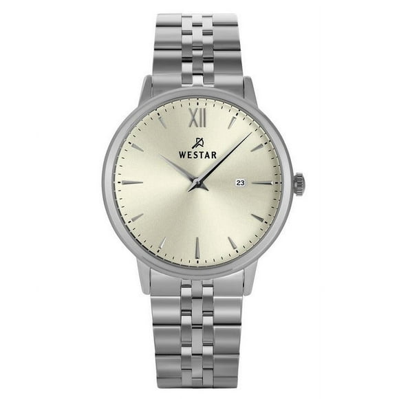 Reloj Profile Acero Inoxidable Esfera Champagne Claro Cuarzo 50215stn102 Para Hombre