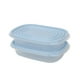 thumbnail image 2 of Set De Contenedor 950ML Cuadrado Plástico 2 Piezas, color surtido, 2 of 5