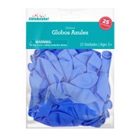 Set 25 Globos De Látex Color Azul  Way To Celebrate