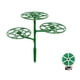 thumbnail image 1 of Estacas Para Plantas De Altura Ajustable, Anillo De Soporte Para Flores Para Rosas, Peonías, Balcón, 3 Niveles Con Alambre, 1 of 3