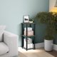 thumbnail image 5 of Mesa auxiliar Furinno Simplistic, juego de 2 unidades, roble francés, gris y negro, 5 of 8