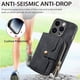 thumbnail image 5 of Funda Tipo Cartera con Correa Cruzada para iPhone 14 Pro Max Protección Contra Golpes Negro, 5 of 5