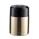 thumbnail image 2 of Recipiente De Almuerzo Aislado Tarro De Comida Acero Inoxidable Vacío Bento Fiambrera Dorado 1000ml, 2 of 5