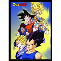 Genérico - Cuadro Decorativo Goku Y Vegeta Medidas 30X40 Cm