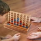 thumbnail image 5 of Set de juegos de mesa Glintoper Tic Tac Toe y 4 in a Row Wood, 5 of 7