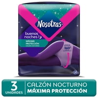 Calzón Nocturno Buenas Noches Talla L-Xl 3 Un Nosotras