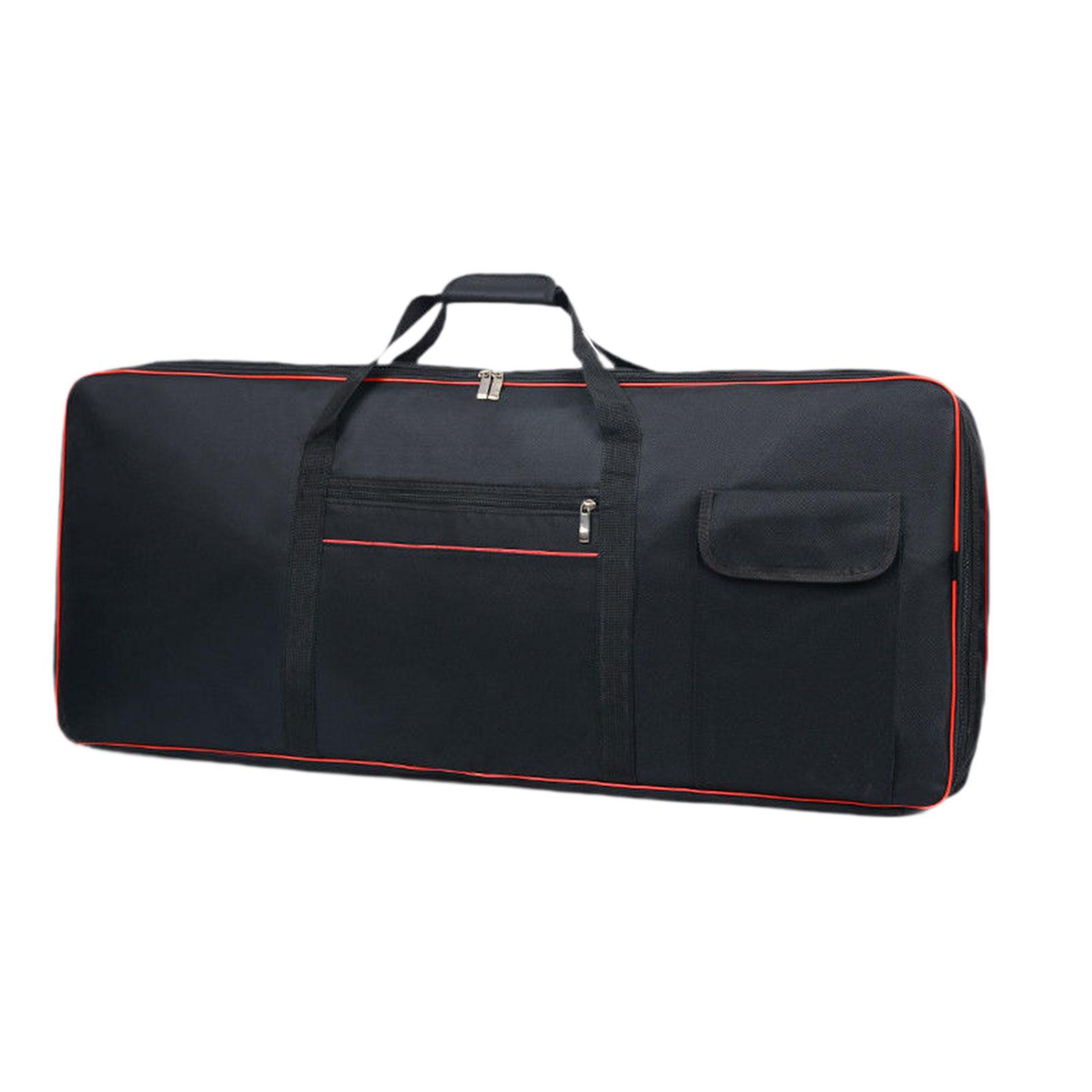 Bothyi - Bolsa De Transporte Para Teclado De 61 Teclas, Protectora, Resistente Y Cómoda, Con 2 Bolsillos, 102 X 44 X 15 Cm