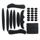 thumbnail image 2 of 27 Unids/set Kits De Acolchado Para Casco De Bicicleta Forro Para Casco De Bicicleta Correa Para La Barbilla Almohadillas De Espuma Negro, 2 of 5