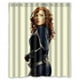thumbnail image 1 of Cortina de ducha de Scarlett Johansson con diseño de Viuda Negra y ganchos (60 x 72 pulgadas), 1 of 3