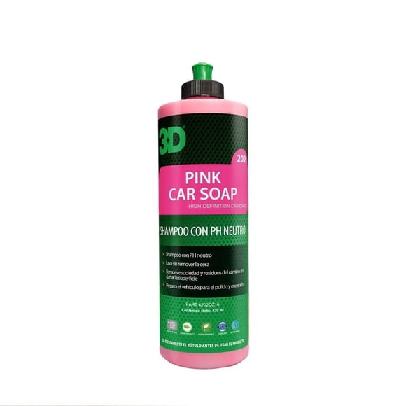 Shampoo vehicular Pink Car Soap