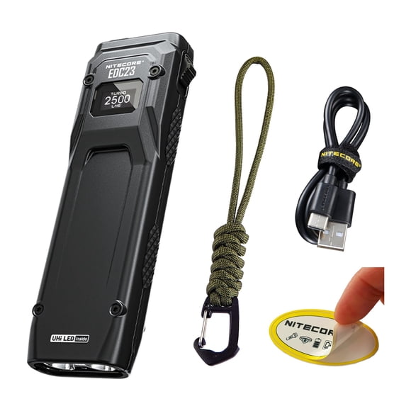 Linterna Nitecore EDC23 2500 lúmenes USB-C recargable