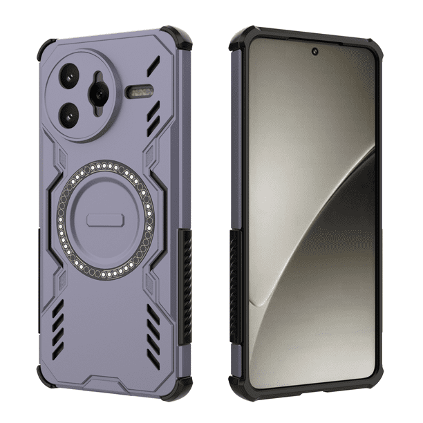 Funda FOXDOCK para Xiaomi Poco F7 Ultra , magnética, resistente a golpes, con soporte, unisex, carga inalámbrica