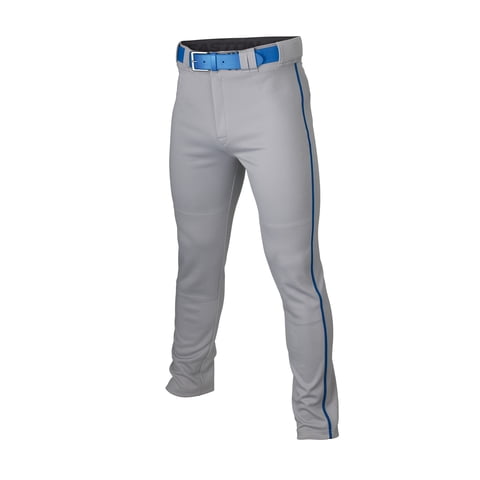 Pantalón De Béisbol Easton Rival+ Con Ribetes Gris/Royal Para Adultos Pequeños