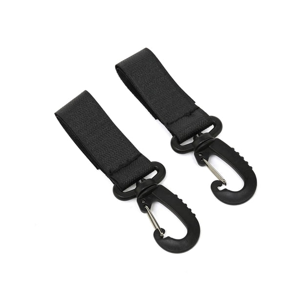 2pcs Stroller Hook, Magic Sticker Hook, 360 Degree Rotatable Stroller Hook, Baby Stroller Hook, Baby Stroller Accessories Matching Hook, Magic Sticker