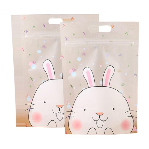 Magideal - 50 Piezas Bolsas De Embalaje De Alimentos Bolsas De Embalaje Resellables Lindo Recuerdo De Fiesta Bolsas De Autosellado De Dibujos Animados Bolsas