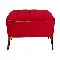 Muebles Rimar - Baul Rojo Felpa Lineal 60*40*45*20 Rimar