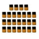 thumbnail image 1 of 25x Mini Botellas Líquidas Tubos Marrones Viaje A Prueba De Fugas Para Perfume 1ml Tapón Combinado, 1 of 5