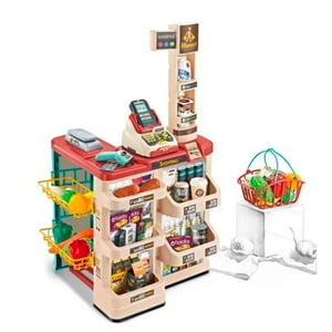 Otuti - Juego Supermercado Con Canasto Y Accesorios Luces Y Sonidos