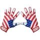 thumbnail image 2 of Guantes de Bateo Dot Stitch para Adultos Talla Mediana, Cuero, Diseño Bandera de EE. UU., 2 of 7