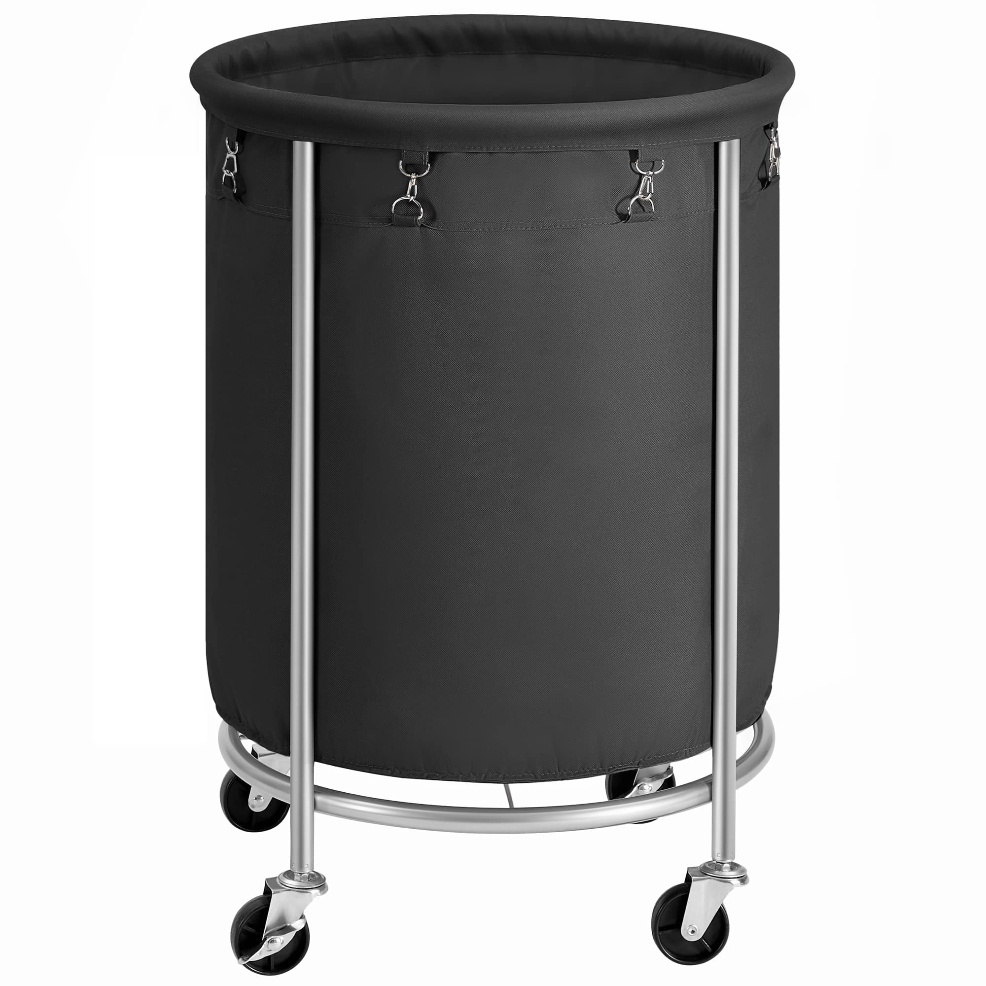 Cesta De Lavandería Songmics Rolling 170 L Con Ruedas Y Bolsa Extraíble