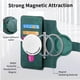 thumbnail image 2 of Funda Billetera Magnética para Honor X8A Soporte Tarjetas Desmontable Verde, 2 of 6