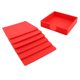 thumbnail image 1 of tazas de vasos cuadrados taza de silicona tazas de taza de sostenedor de estera de té taza de té rojo, 1 of 5