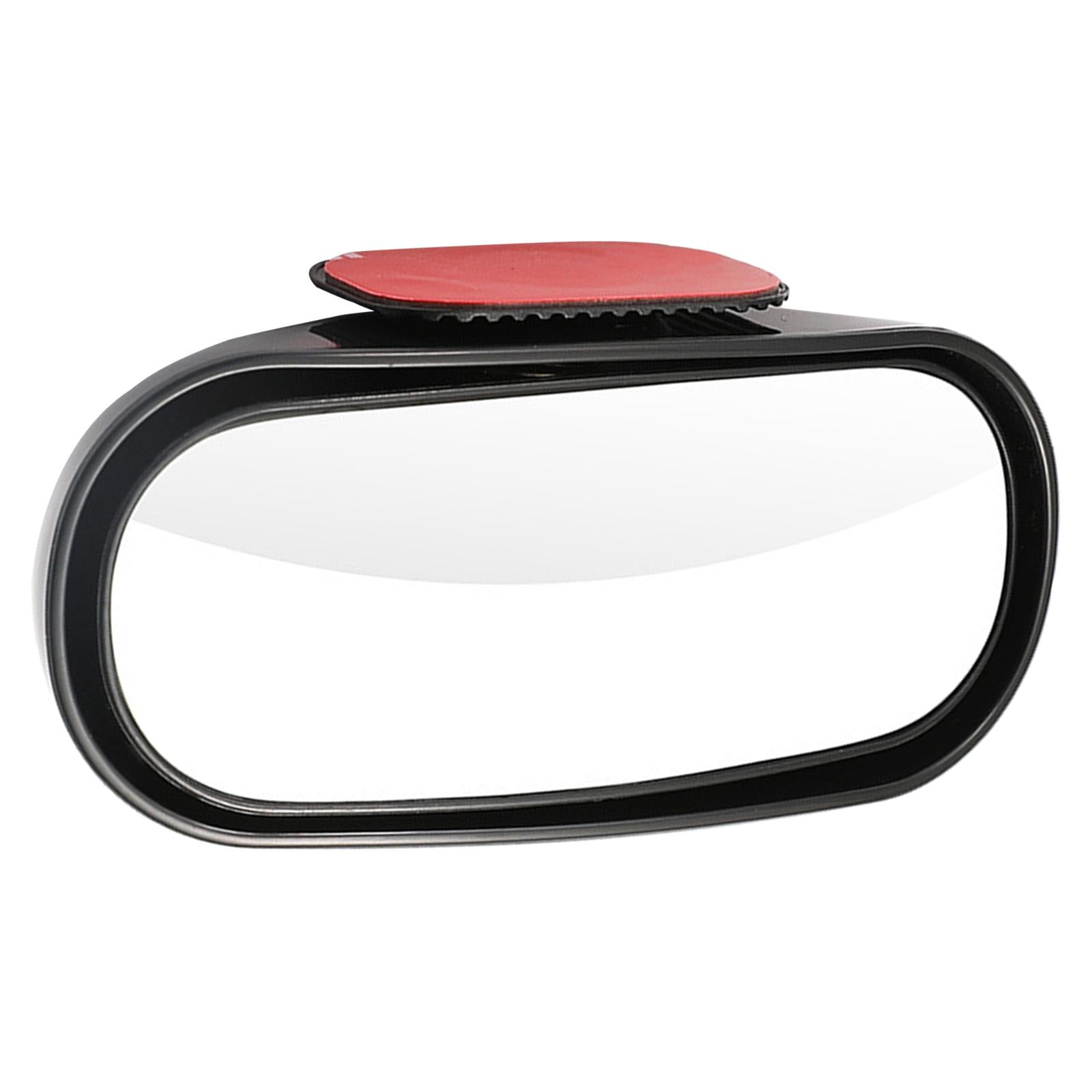 Ioensy - Universal Hd360 Coche Gran Angular Convexo Vista Lateral Trasera Espejo De Punto Ciego Negro