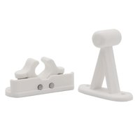 Magideal - Retenedor De Puerta Tope Rv Soporte De Puerta En Forma De T Dispositivo De Prevención De Colisiones De Puerta Fácil De Instalar Para Equipaje De Viaje