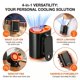 thumbnail image 5 of Ventilador eléctrico WHATOOK 4000 mAh recargable 15 h negro, 5 of 8