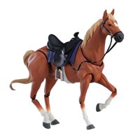 Bothyi - Figura De Caballo Modelo Pintado Figura Realista Juguete Educativo Escenas En Miniatura Naranja