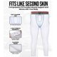 thumbnail image 4 of Leggings Exxact Sports de Compresión Acolchados Blancos, 4 of 6