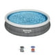 thumbnail image 2 of Piscina Bestway Redonda Fácil Armado c/Filtro Gris 3.66MX76CM gris Tamano Unico, 2 of 11