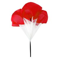 Ioensy - Entrenamiento De Velocidad De Ejecución Paracaidismo Entrenador De Resistencia Suave Para Agilidad Resistencia Roja