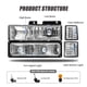 thumbnail image 4 of Faro ADCARLIGHTS Chevy Silverado 94-98, 4 of 9