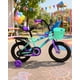 thumbnail image 2 of Bicicleta Infantil Aro 14 Color Turquesa Lila CS01, 2 of 3