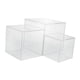 thumbnail image 4 of Elevadores De Anidación De Soporte De Cubo Acrílico De 3 Uds Con Fondo Hueco Para Mostrador De Venta Al Por Menor Transparente, 4 of 5