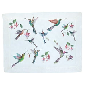 Tuyo Print - Set 4 Individuales Velo Organza Picaflor