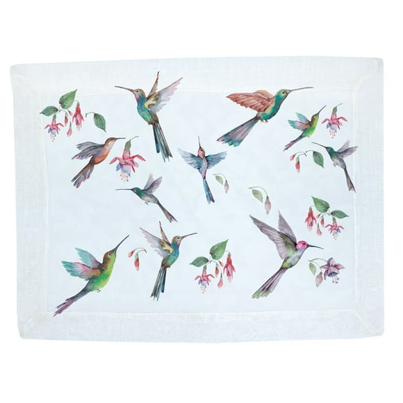 Set 4 Individuales Velo Organza Picaflor